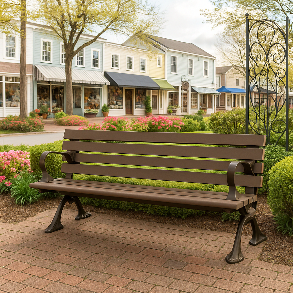 Dundas Bench with Arms
