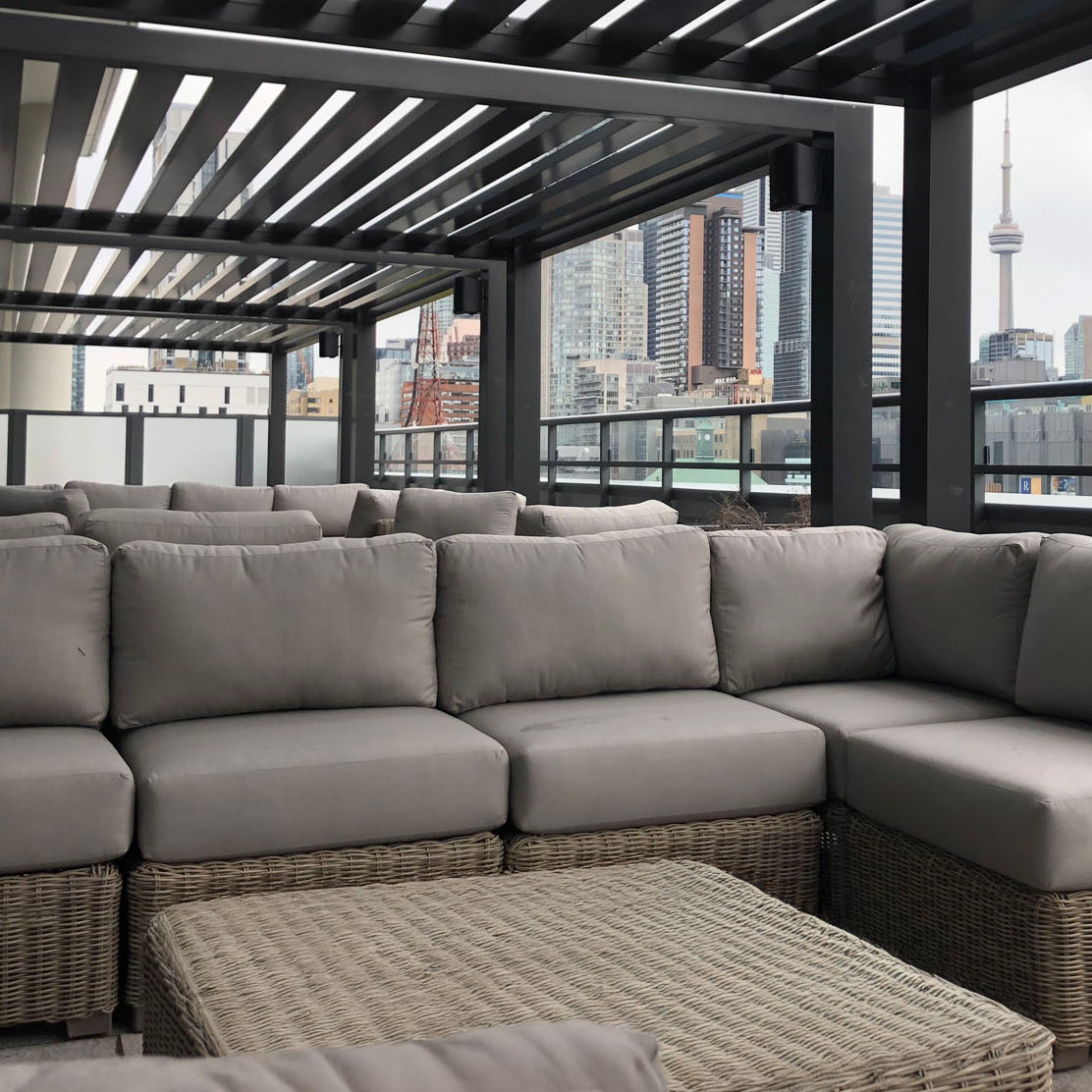 Veranda Square Cocktail Table, Driftwood