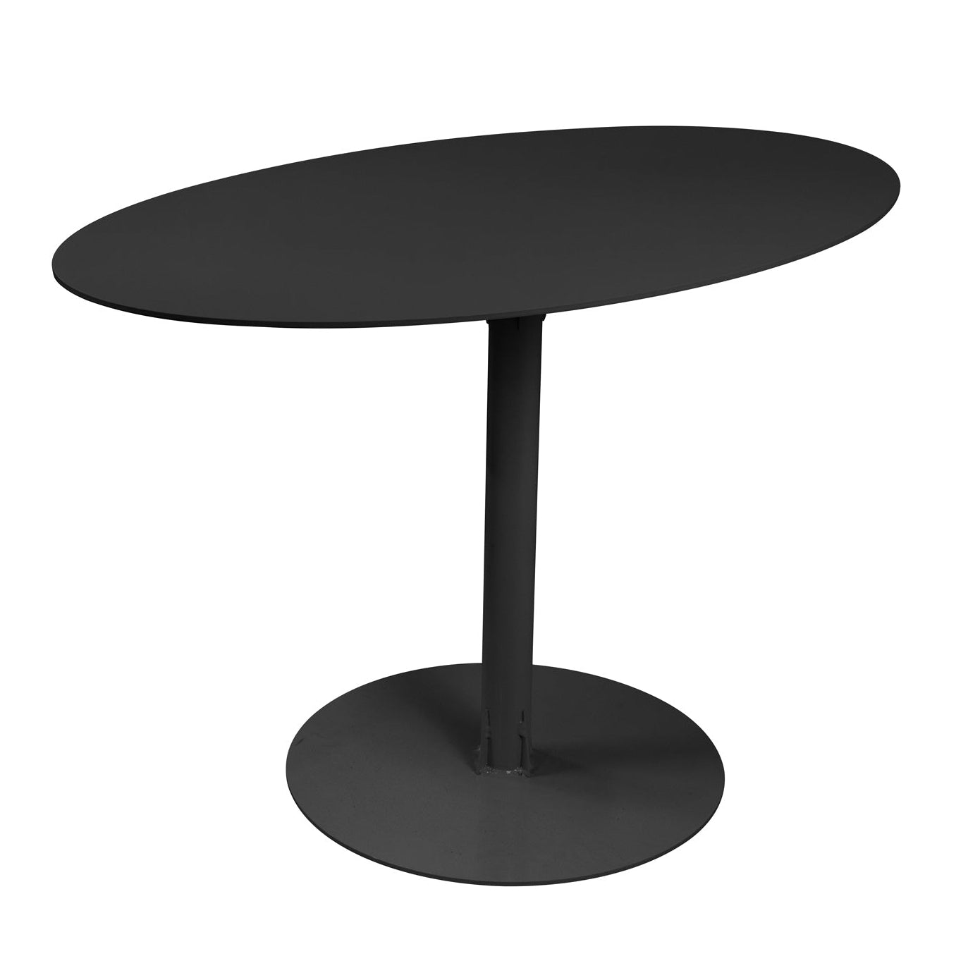 Oval Razor Aluminum Table, Weighted