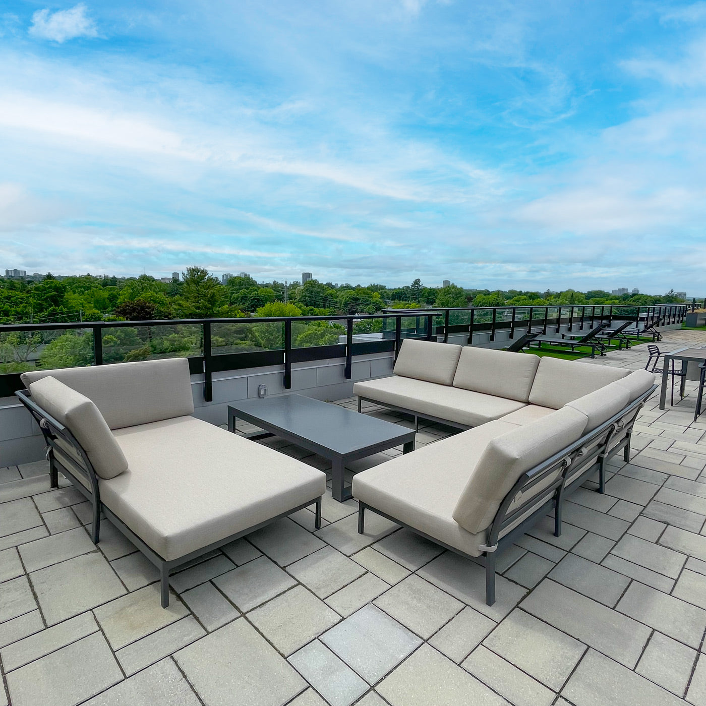 Contempo LAF Chaise with Cushions