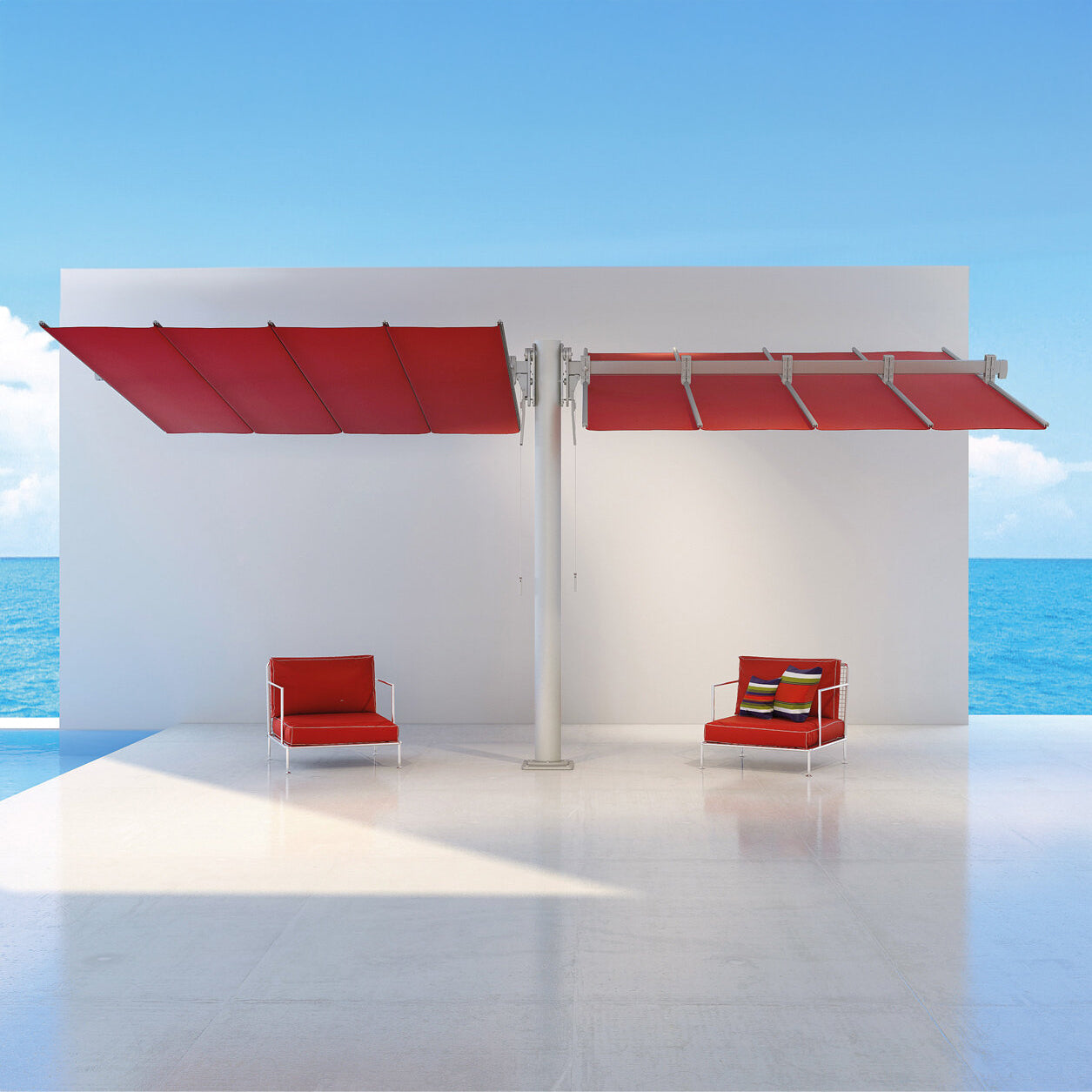 Twin Retractable Awning