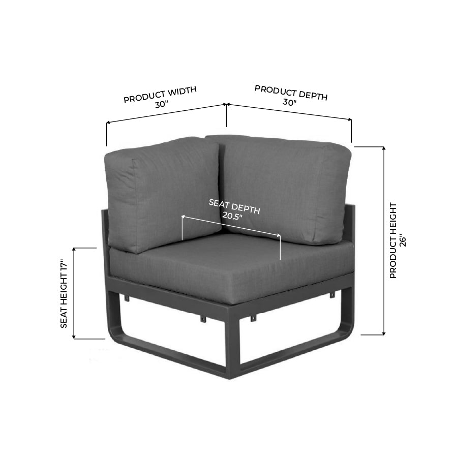 Loft II 90 Degree Sectional Corner