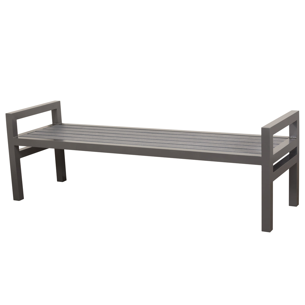 Skyline Backless Bench with Arms