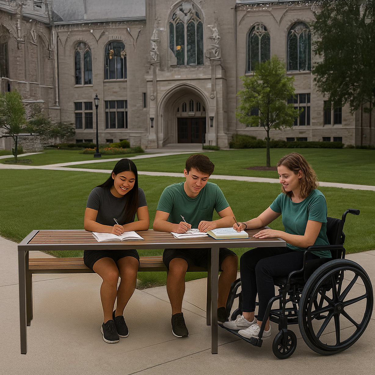 Skyline IV ADA Table with Envirowood Slats