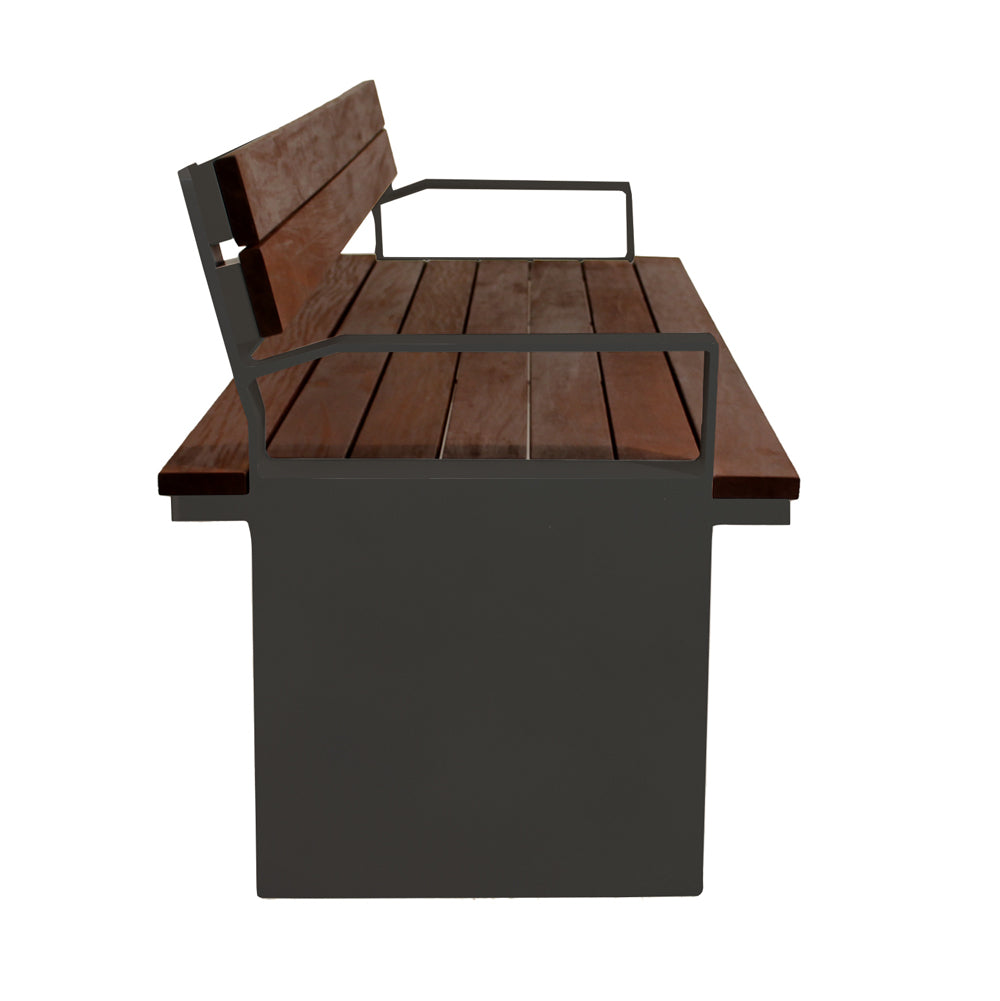 Ridgewood Bench with Arms