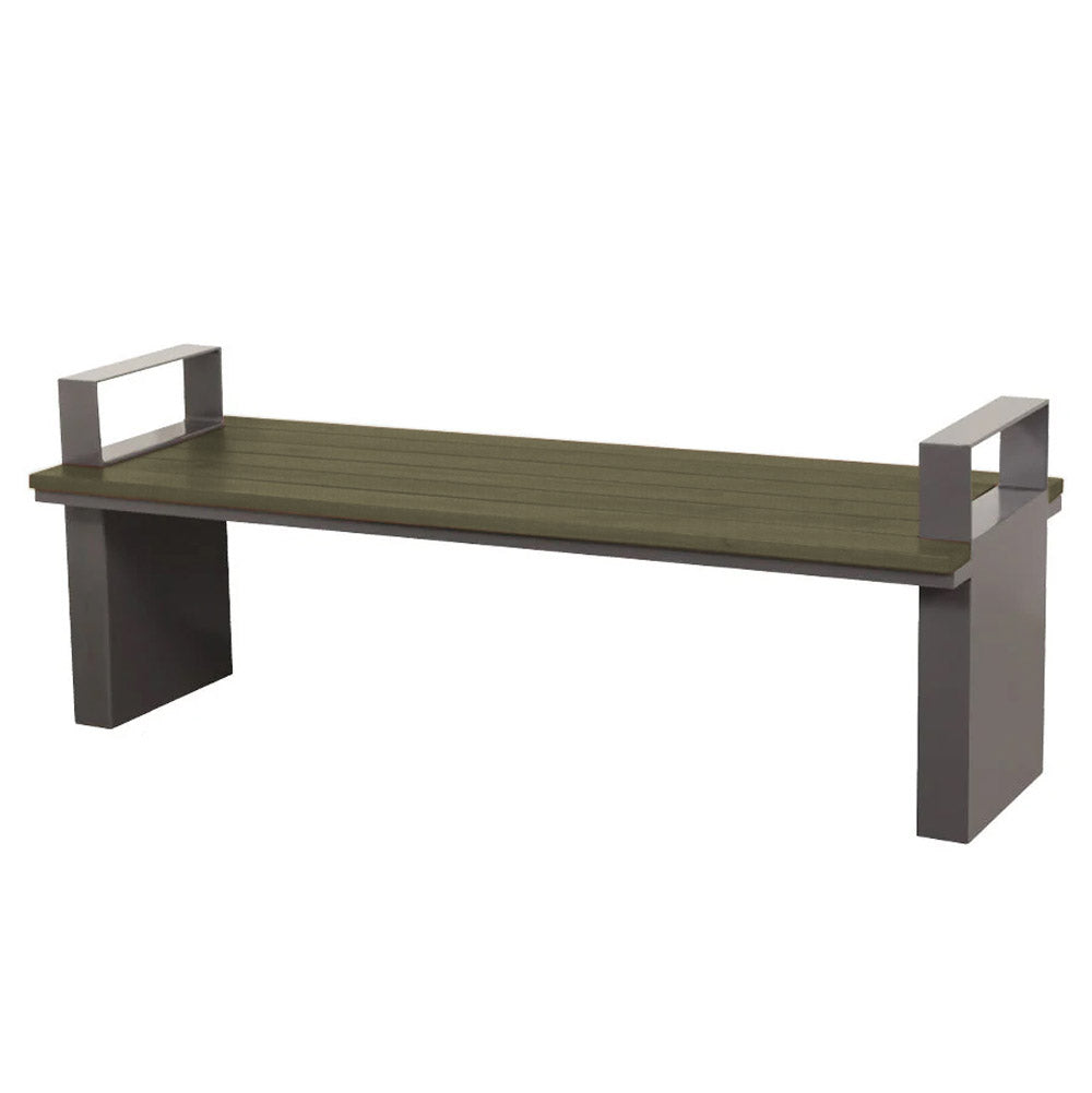 Ridgewood Backless Bench with Arms