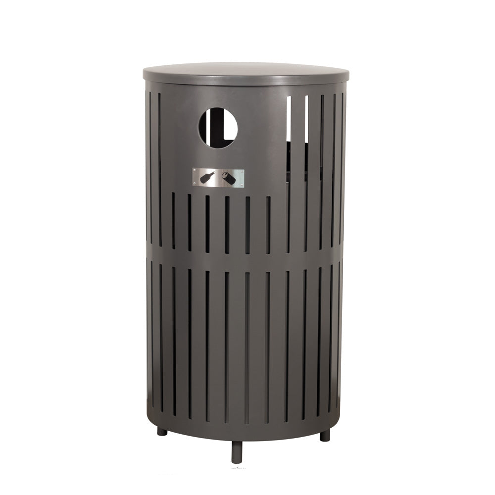Village Covered Waste/Recycle Receptacle