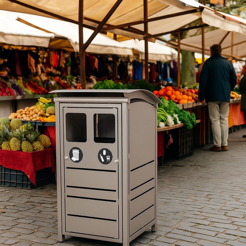 Ecostream Micro Waste/Recycle Receptacle