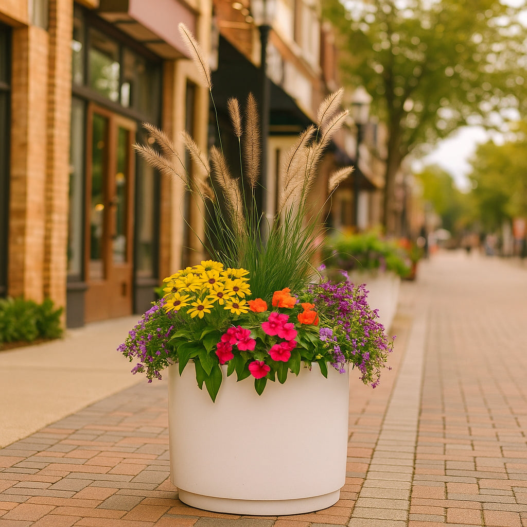 26" Lakeview Aluminum Planter