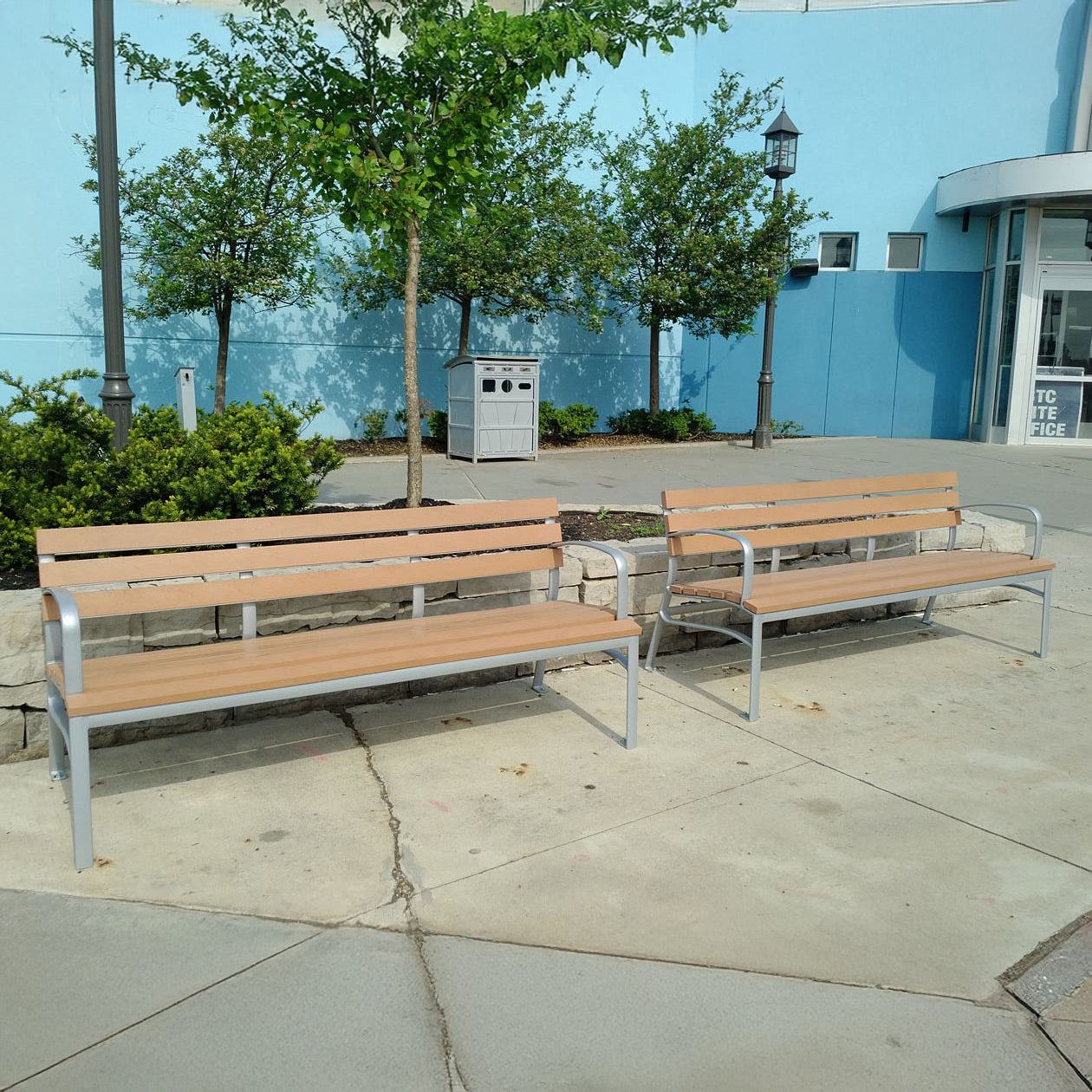 Esplanade Bench with Envirowood Slats