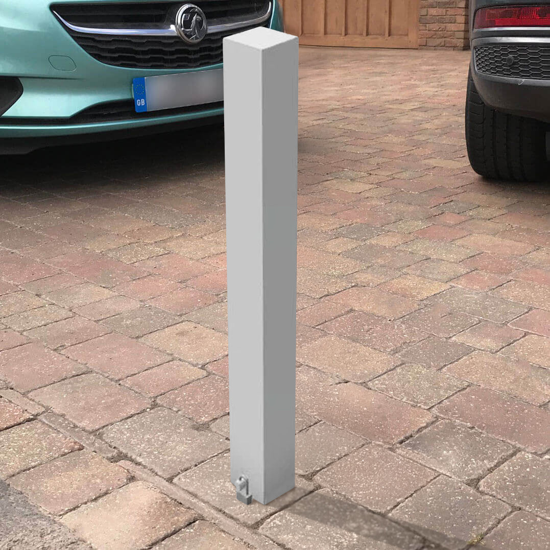 4" Urban Aluminum Pedestrian Bollard with Locking Pin