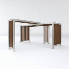 Overlapping Grand Pergola, 23' x 22' x 10.5' H