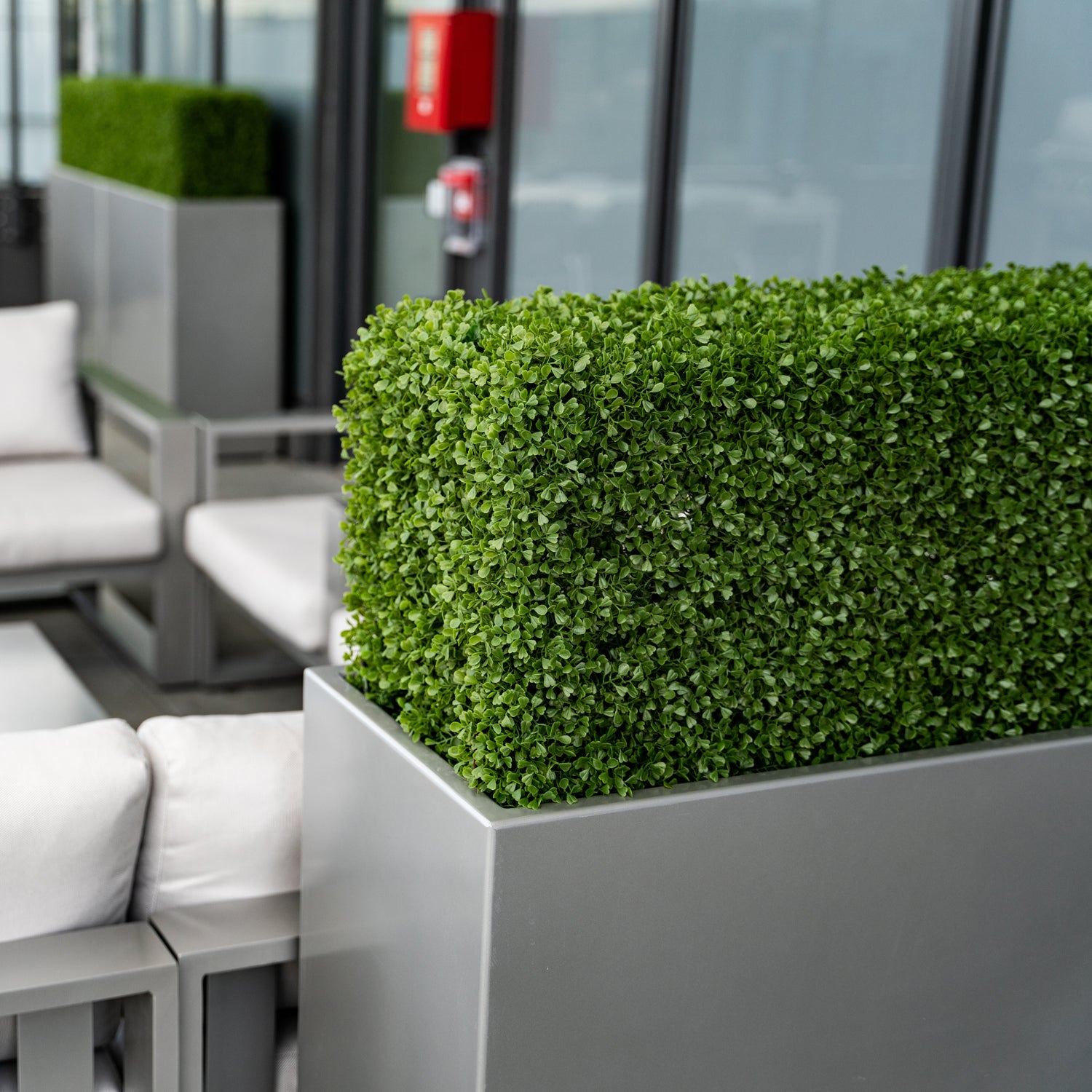 42" Terrace Aluminum Planter, 42" H