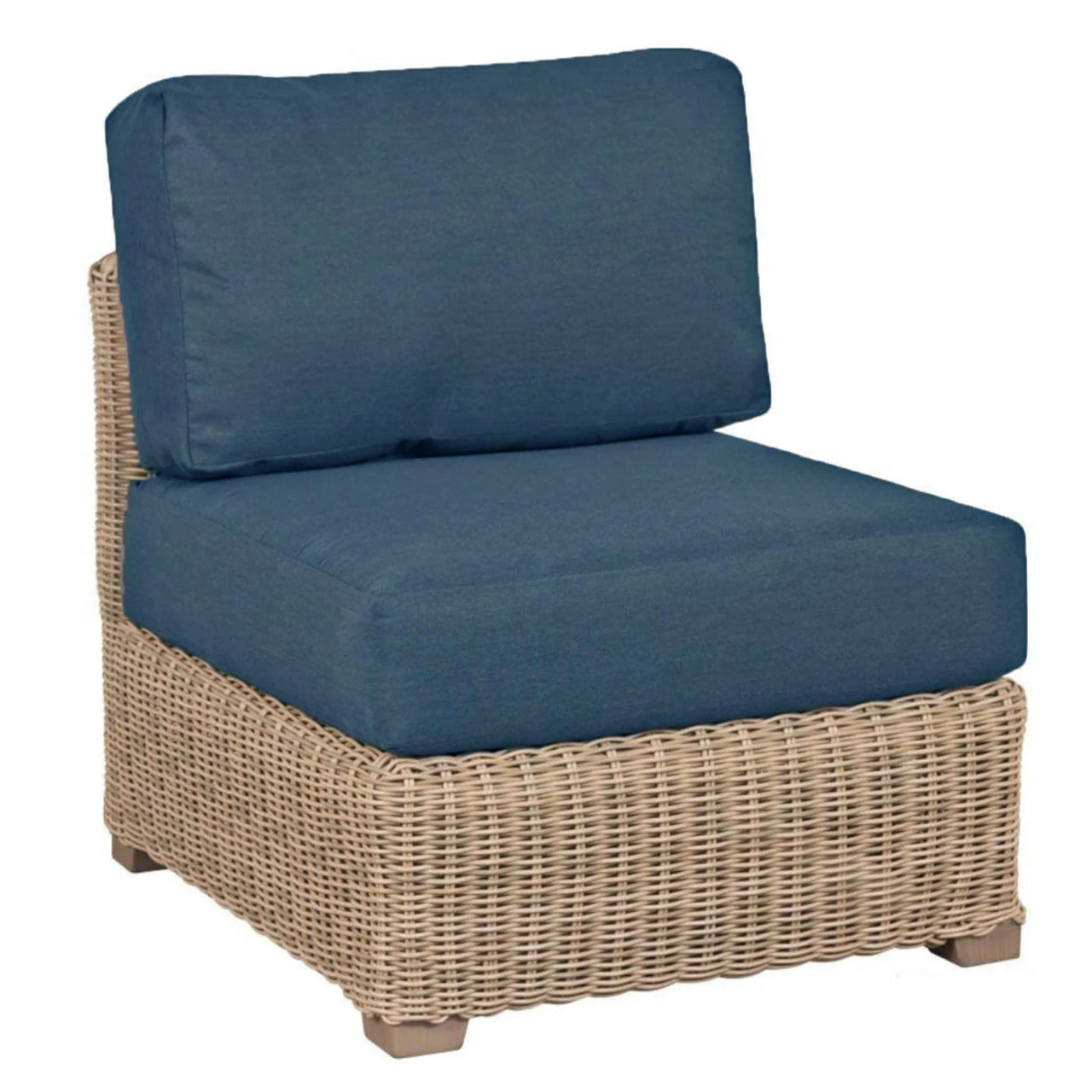 Veranda Armless Chair, Driftwood