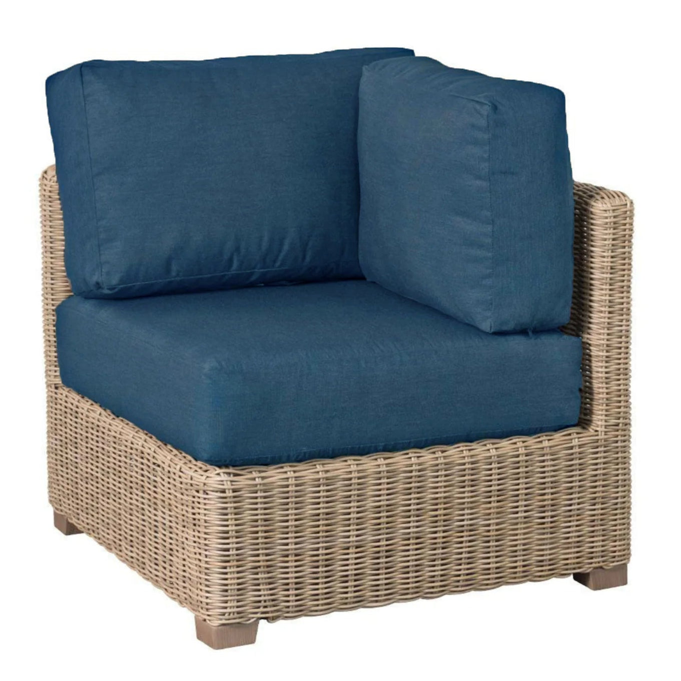 Veranda Sectional Corner Chair, Driftwood