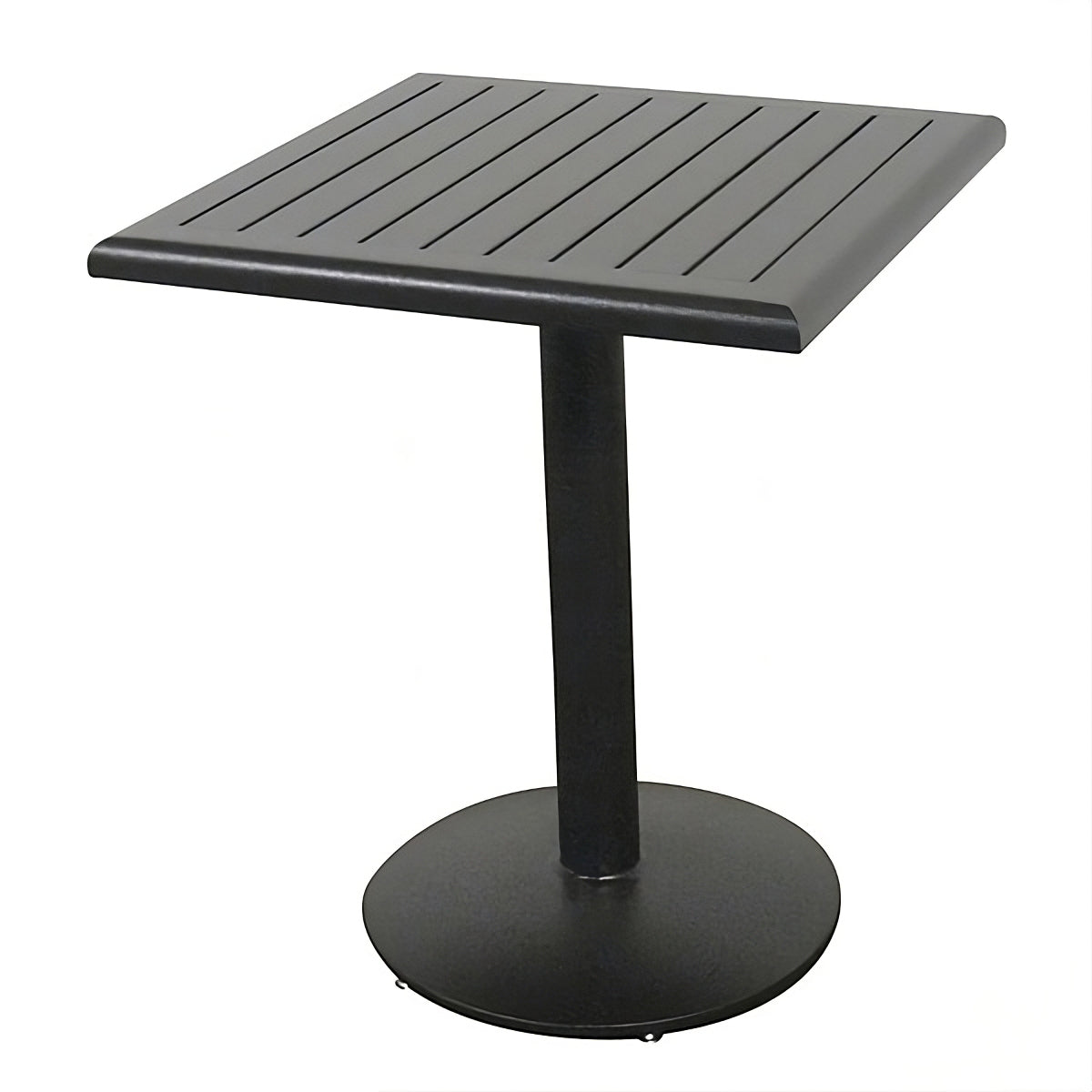 Java Aluminum Slat Table, 24" x 24"