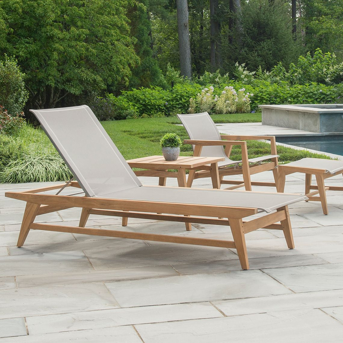 Marin Teak Chaise