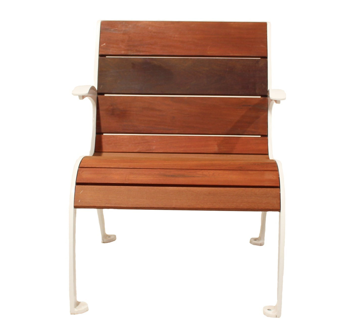 HARBOR ALUMINUM LOUNGE CHAIR WITH IPE SLATS