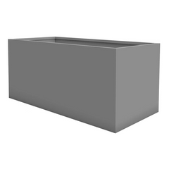Urban Aluminum Planter w/Alum. liner, 15