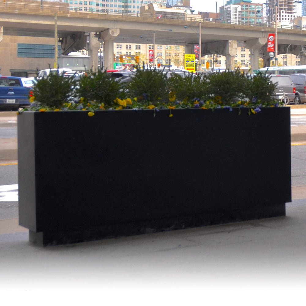 72" City Aluminum Planter