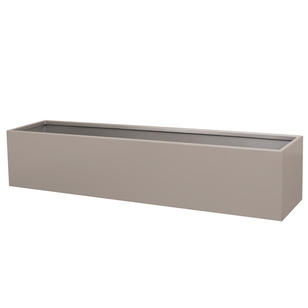 87" Terrace Aluminum Planter