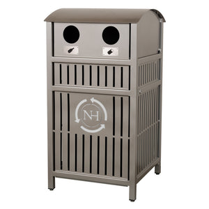 Hamlet Covered Recycling Receptacle