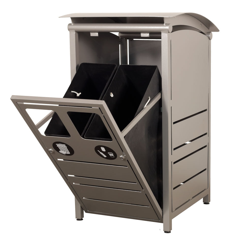 Ecostream Micro Waste/Recycle Receptacle