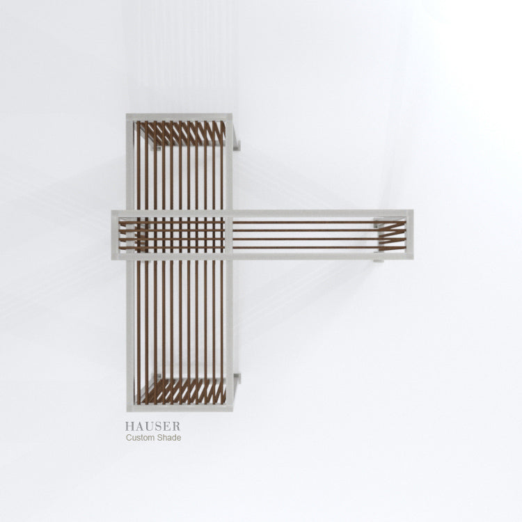 Overlapping Grand Pergola, 23' x 22' x 10.5' H