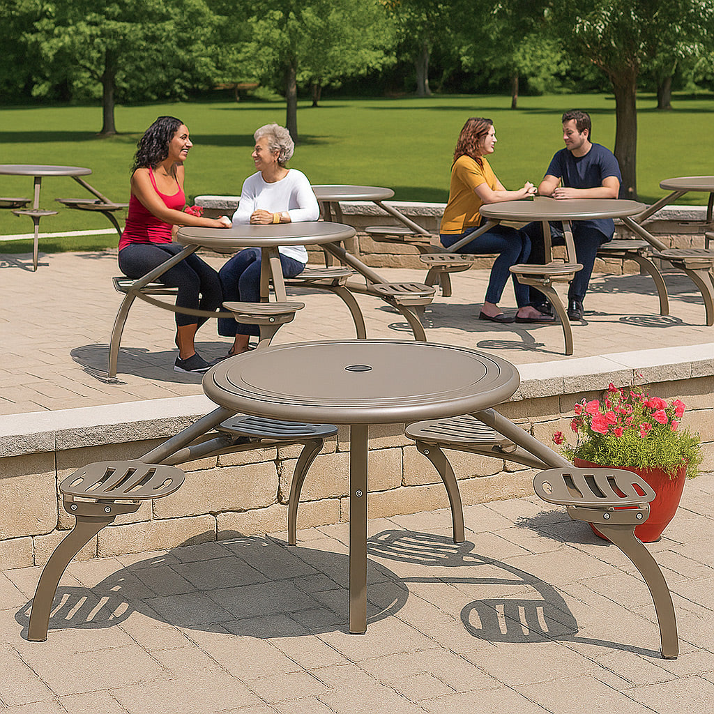 Four Seater ADA Accessible Circular Cluster Unit