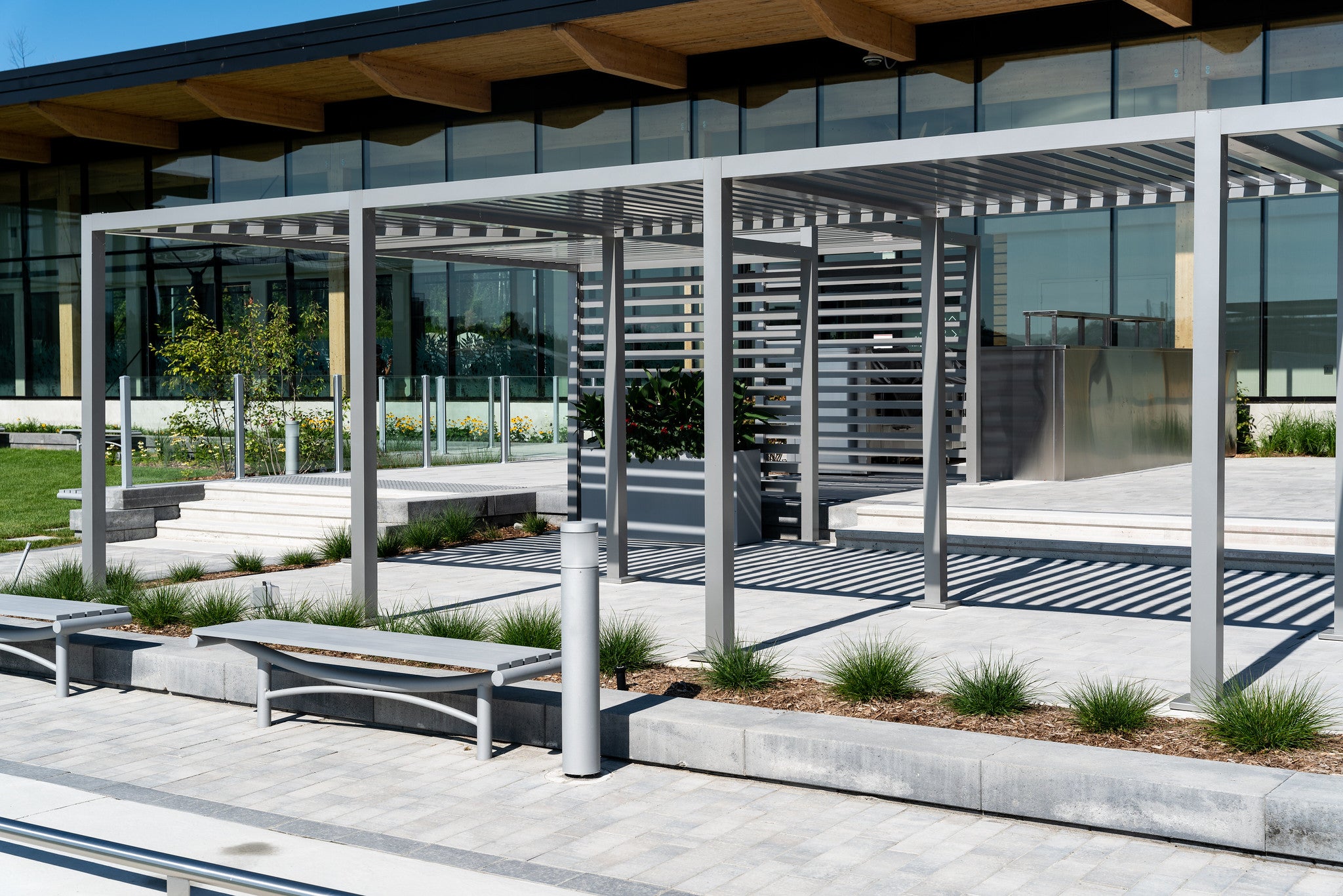 Pergola, 16.5' x 19' x 8.5 H