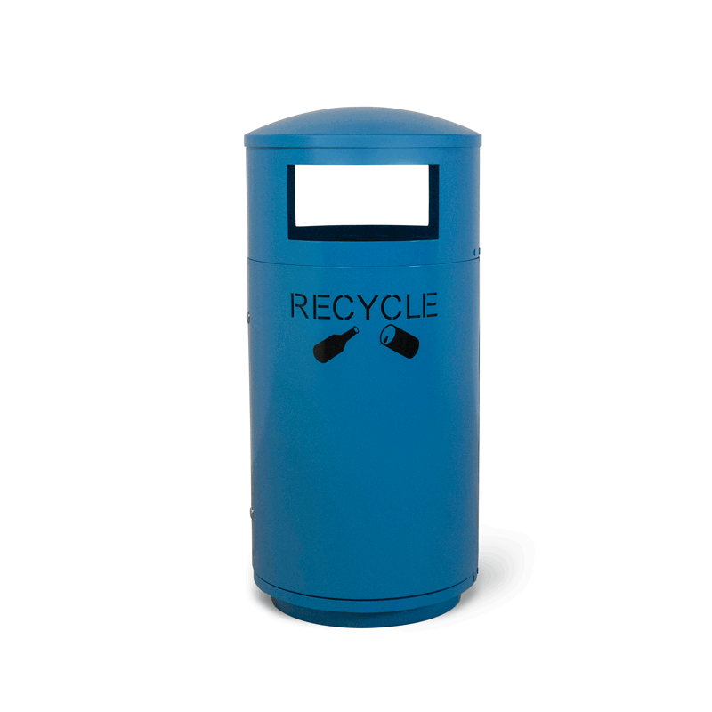 Lakeview Covered Recycle Receptacle