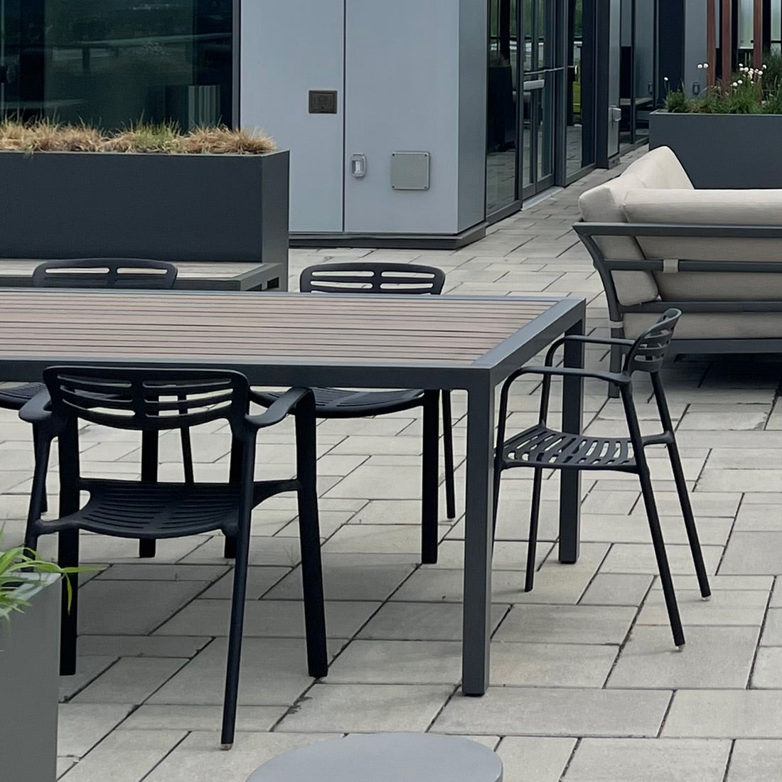 Saville Stacking Arm Chair