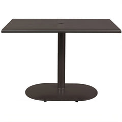Java Aluminum Slat Table, 24