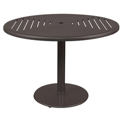 Java Aluminum Slat Table, 42