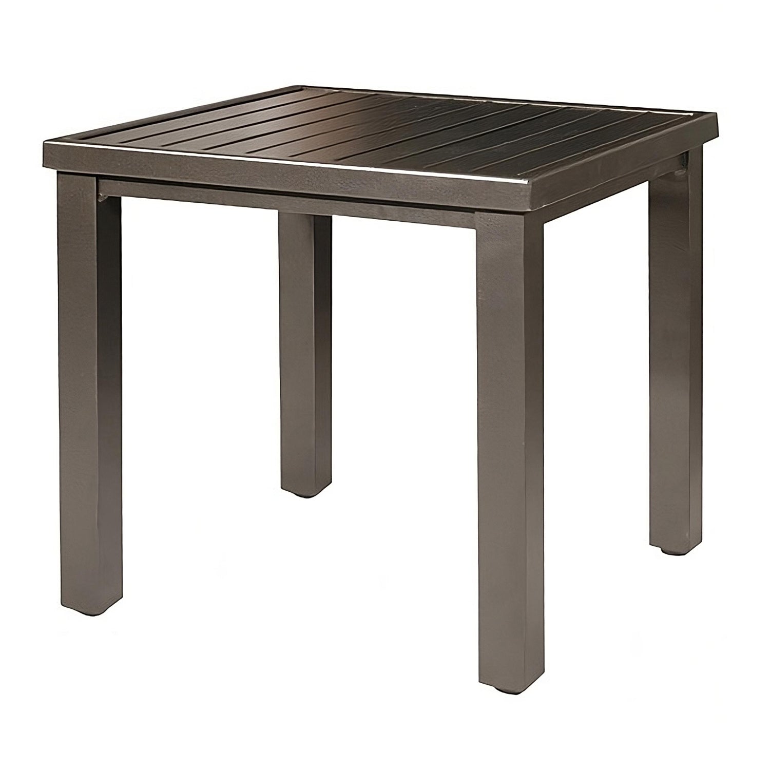 Square Slat End Table