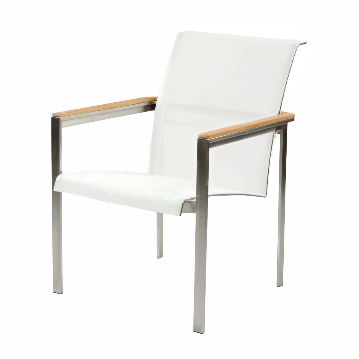Tivoli Teak and Stainless Arm Chair