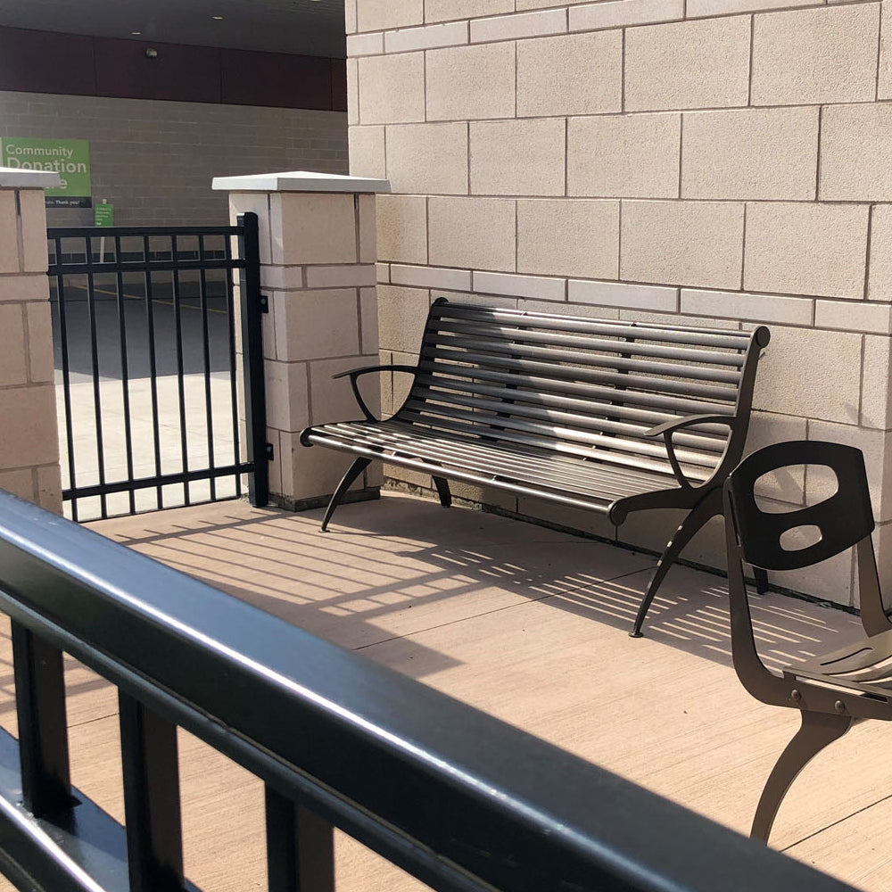 Boomerang Bench with Arms