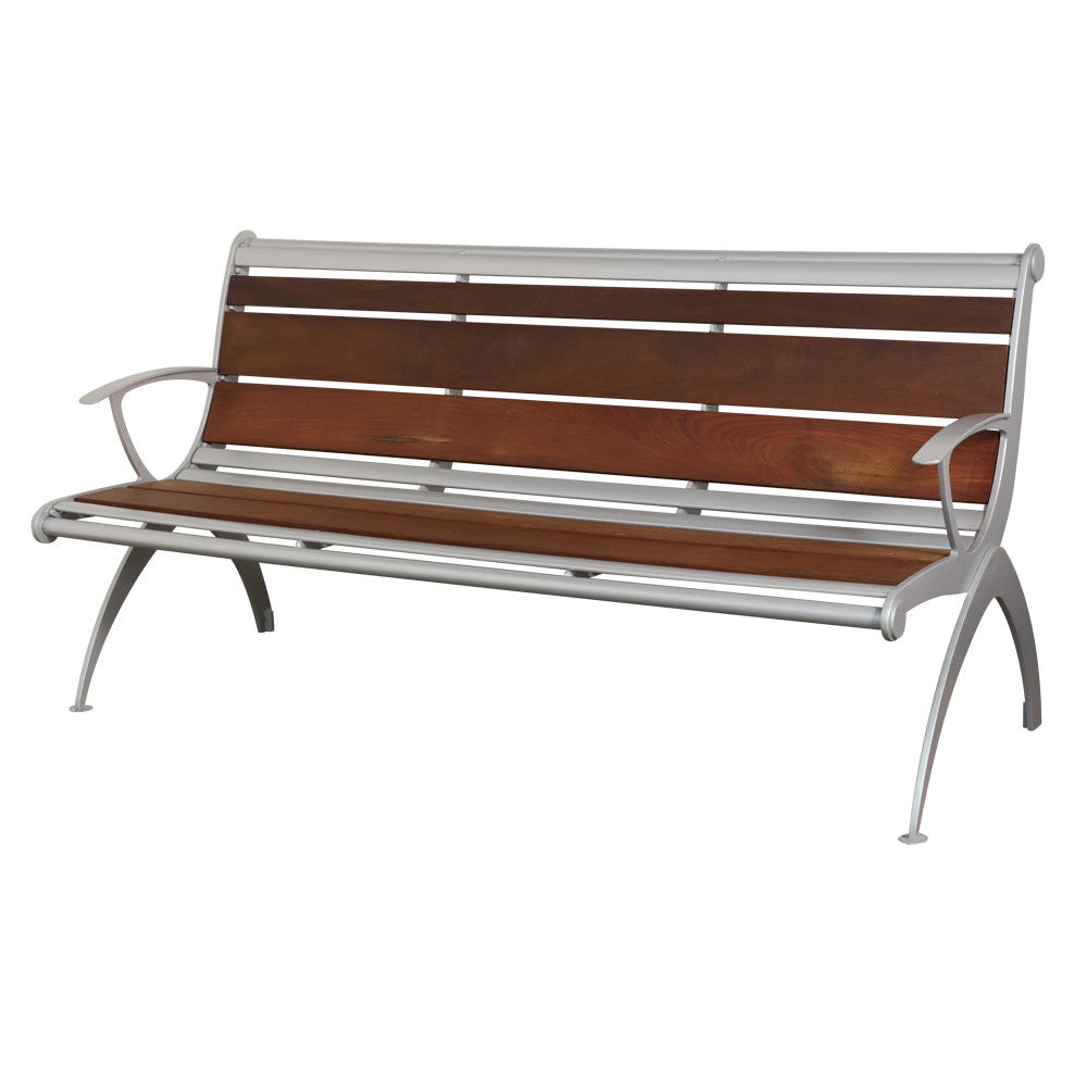 Boomerang Bench with Arms