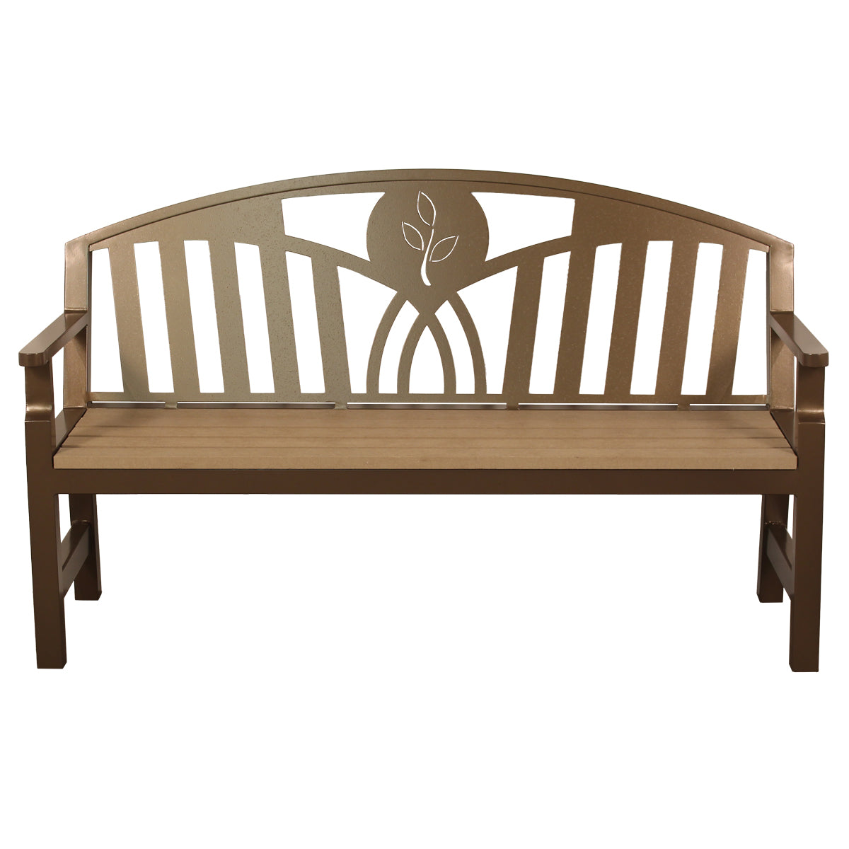 English Garden 60" Bench, Willow Back