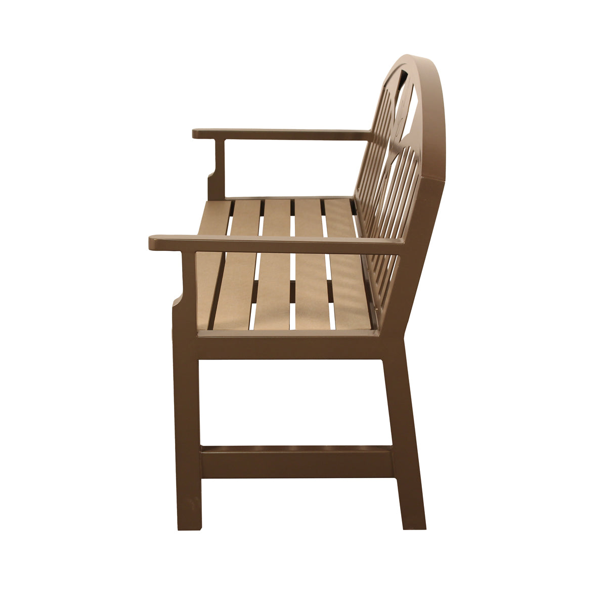English Garden 60" Bench, Willow Back