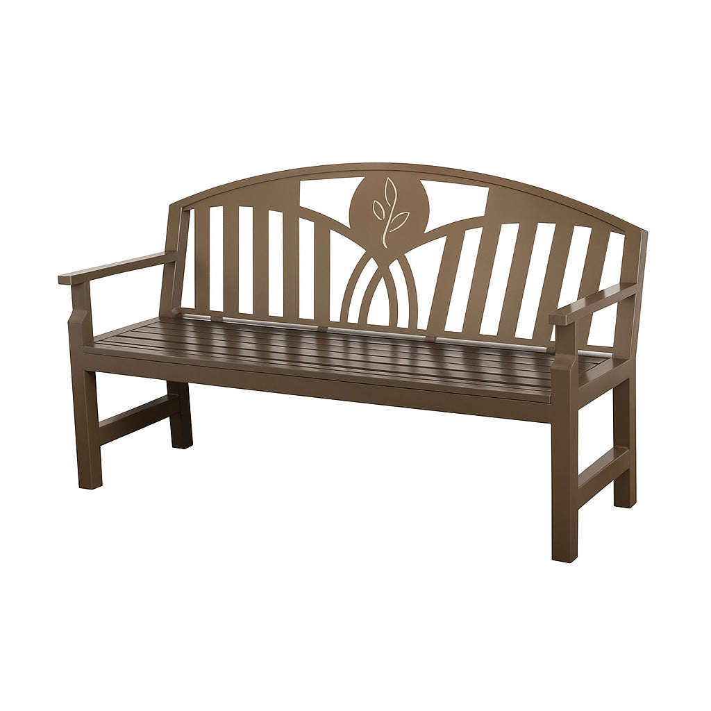 English Garden 60" Bench, Willow Back