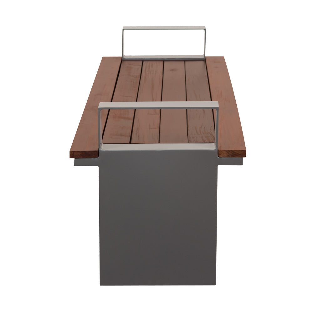 Ridgewood Backless Bench with Arms