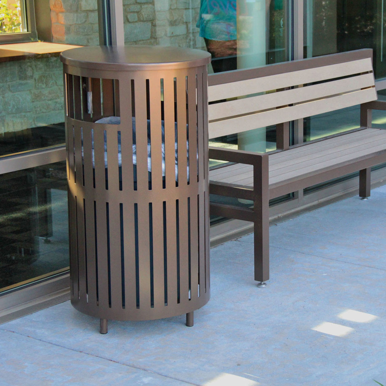 Village Covered Waste Receptacle