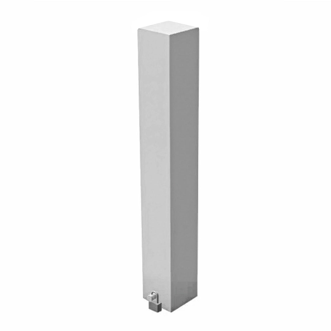 6" Urban Aluminum Pedestrian Bollard with Locking Pin