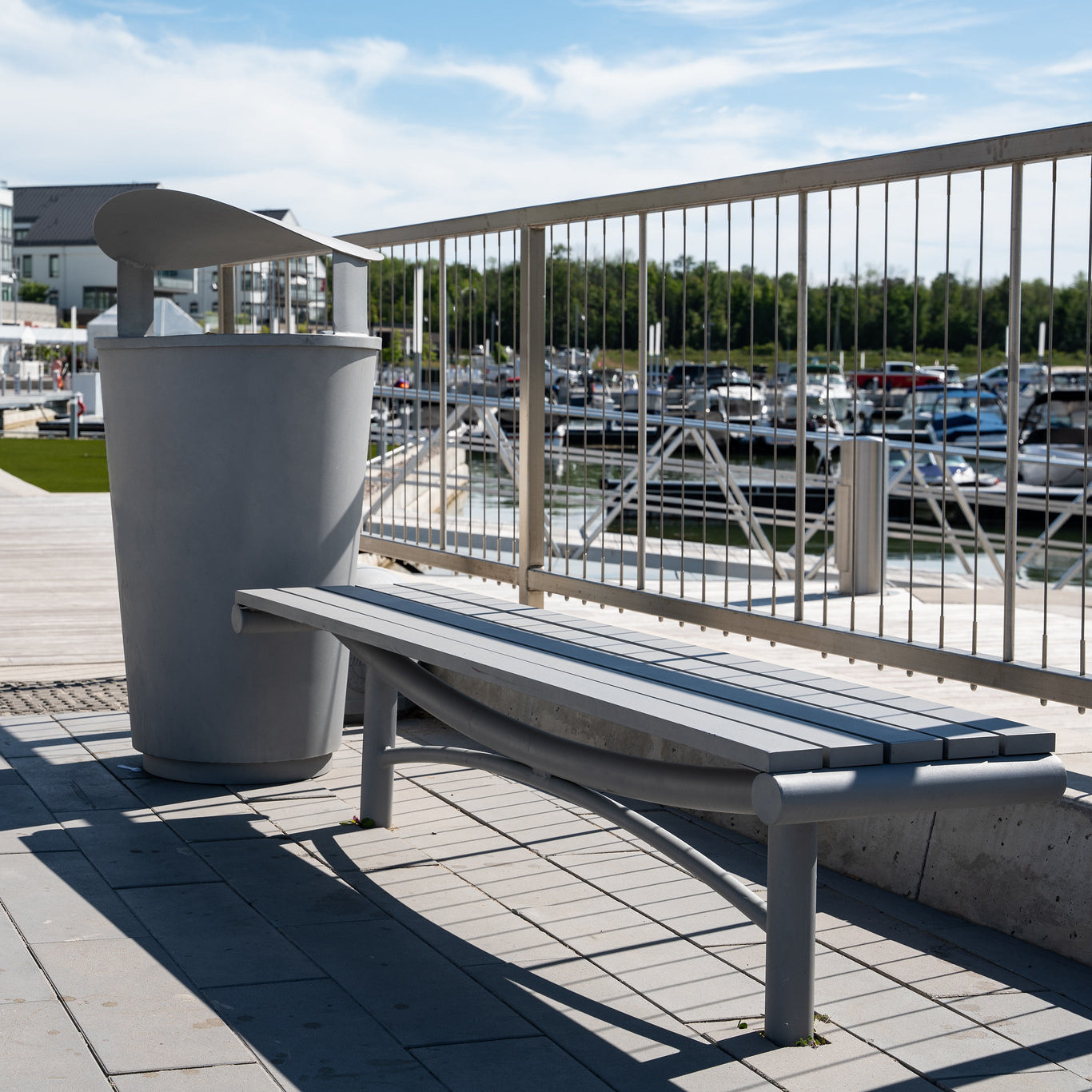 Conic Waste/Recycle Receptacle
