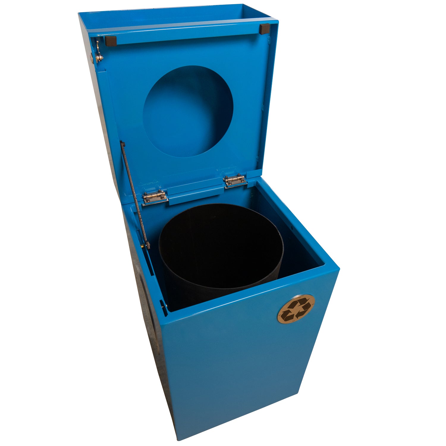Cubix Waste or Recycle Receptacle with Custom Logo