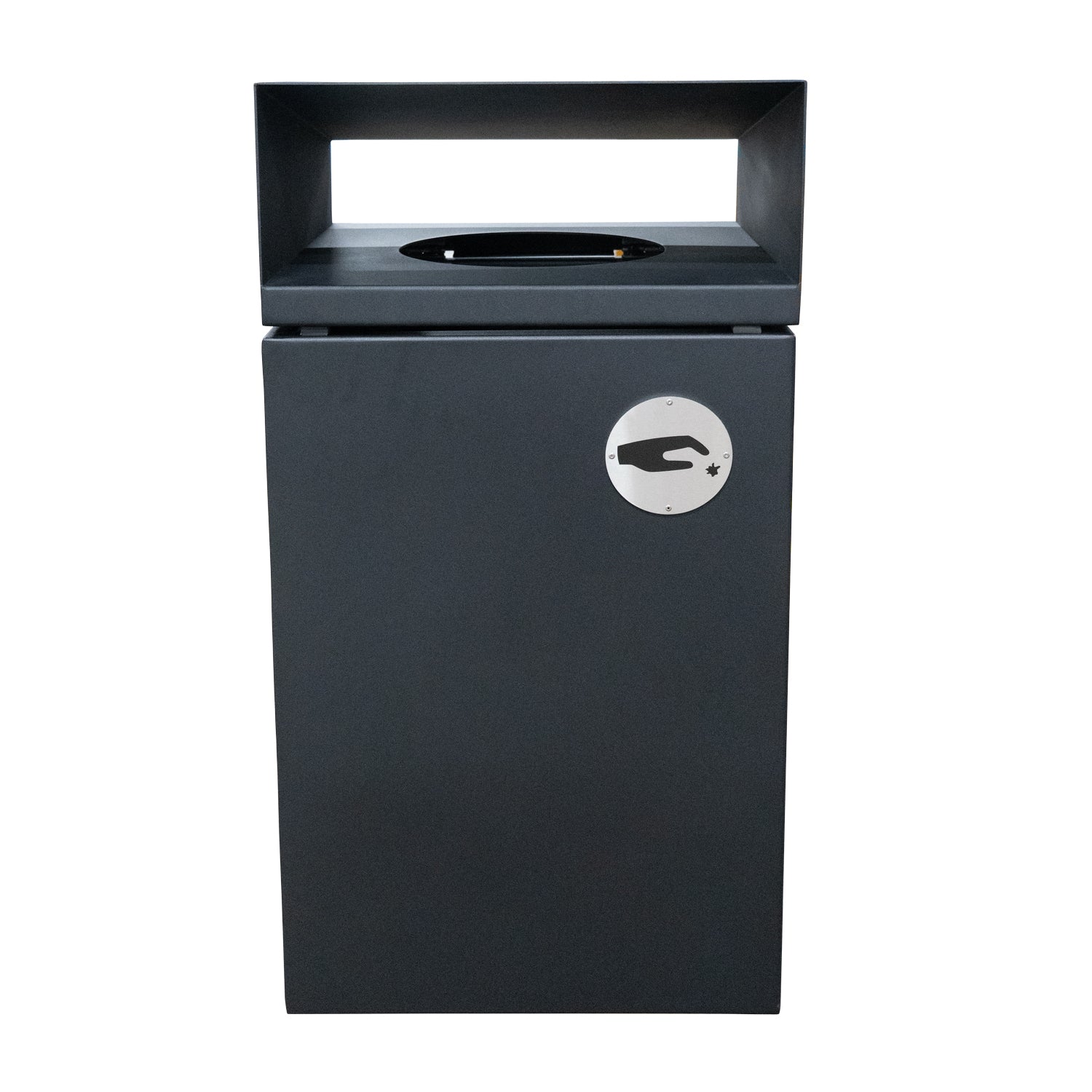 Cubix Waste or Recycle Receptacle with Custom Logo