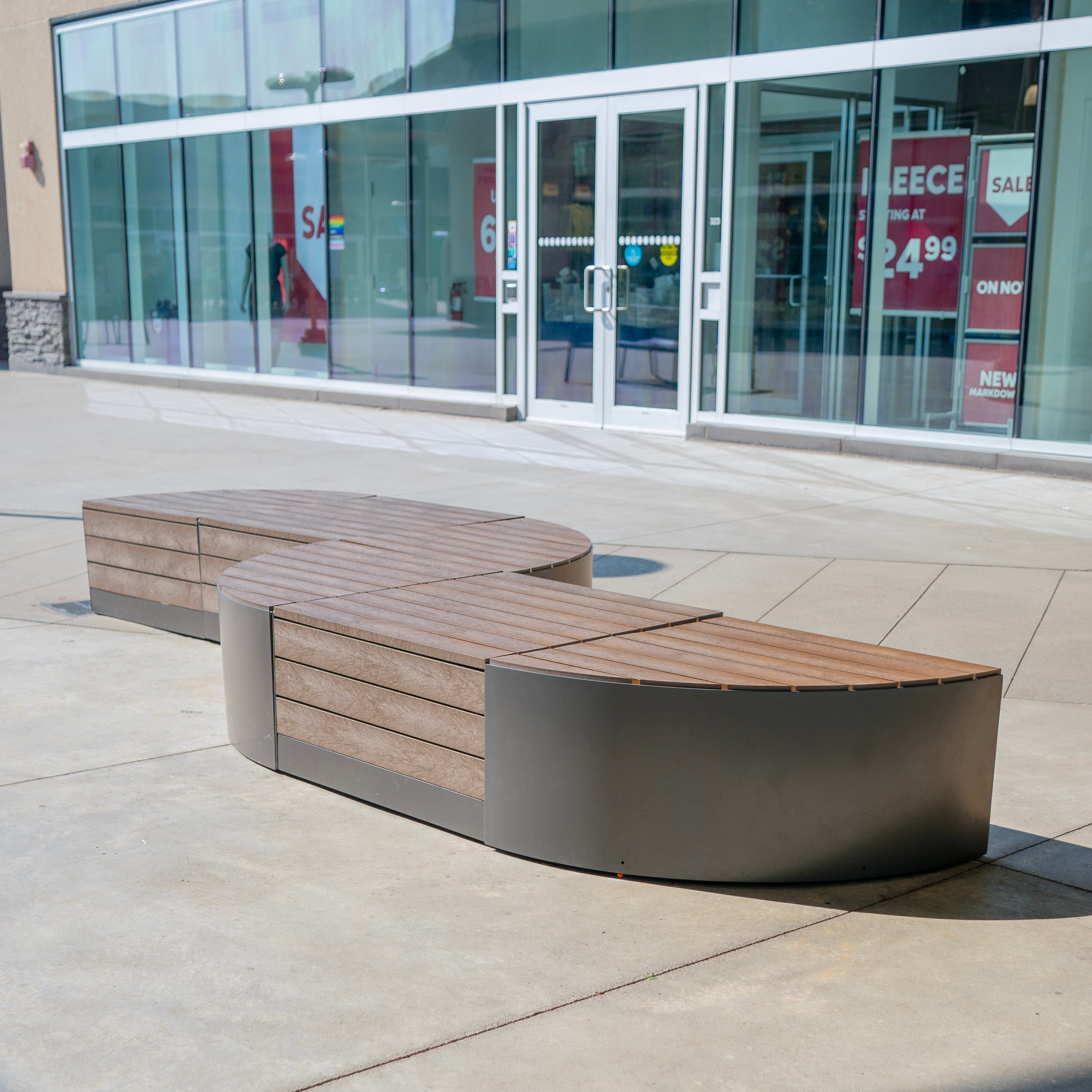 132" BLOX Set Backless Seating