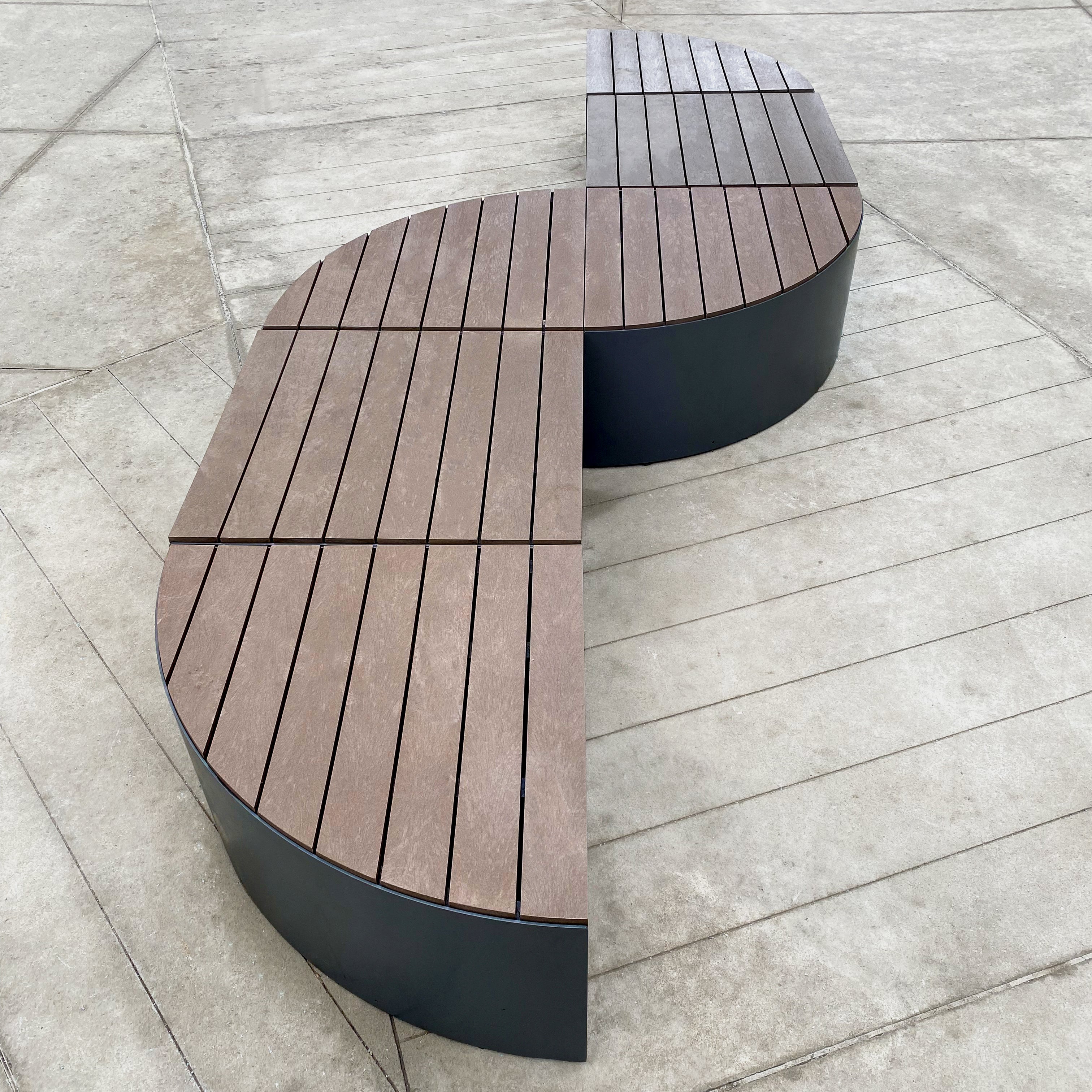 132" BLOX Set Backless Seating