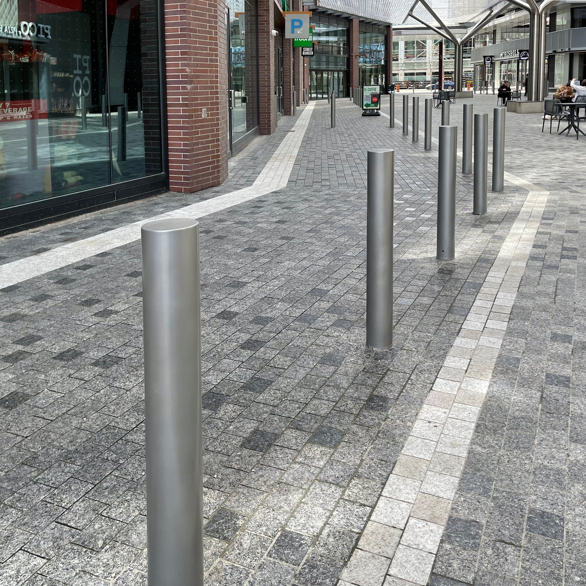 Market Permanent Pedestrian Bollard